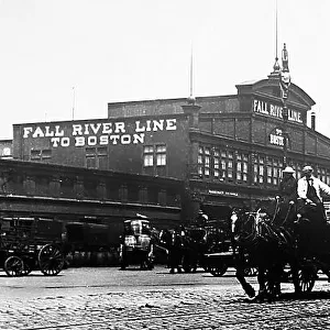 Pier 14, New York Docks, early 1900s