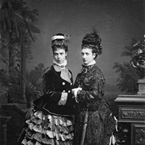 Princess Alexandra with her sister Thyra