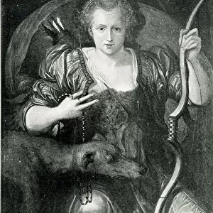 Queen Elizabeth I as Diana the Huntress by Cornelis Vroom