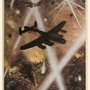 RAF - intensive bombing of Germany