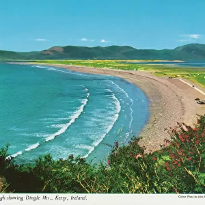 Rossbeigh Strand, Glenbeigh showing Dingle Mts. Kerry