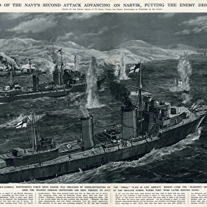Second British action in Narvik harbour by G. H. Davis