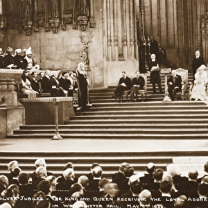 Silver Jubilee - 1935 - Address at Houses of Parliament
