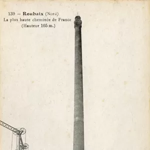 Tallest Chimney in France at Roubaix (Nord)