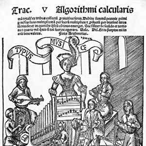 Title page of a music book, 1517