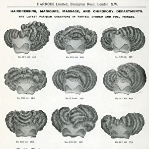 Trade catalogue of hairpieces 1911