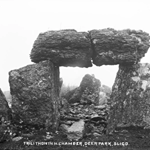 Trilithon in N. Chamber, Deerpark, Sligo