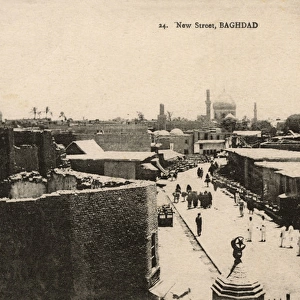 View of New Street, Baghdad, Iraq