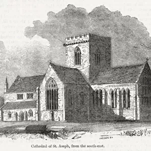 View of St Asaph Cathedral, Denbighshire, North Wales