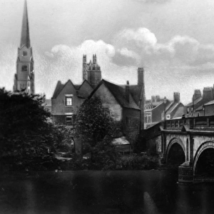 View of St Marys Bridge, Derby