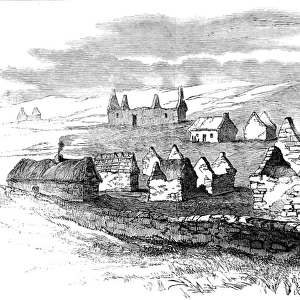 Village of Moveen during the 1840 s