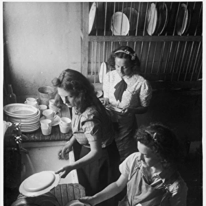 Women Washing Dishes