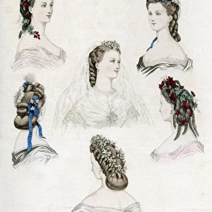 Womens hairstyles 1864