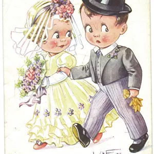 WW2 era - Comic Postcard - The result of careless talk