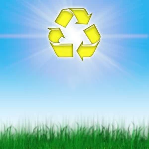 Environmental recycling, conceptual image