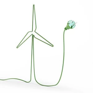 Green energy, conceptual artwork F006 / 3783