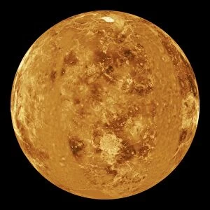 Venus, radar map