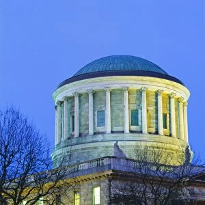 The Four Courts at dusk