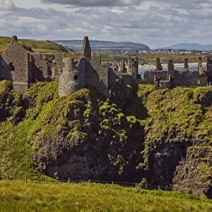 Dunluce Castle, near Portrush, County Antrim, Ulster, Northern Ireland, United Kingdom
