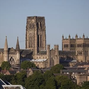 Durham Cathedral from the southeast, UNESCO World Heritage Site, Durham
