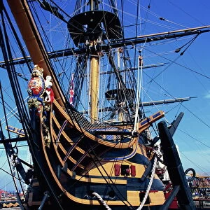 HMS Victory, Portsmouth Dockyard, Portsmouth, Hampshire, England, United Kingdom, Europe