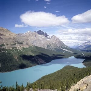 Peyto Lake, Mount Patterson and Mistaya valley, Banff National Park, UNESCO World Heritage Site