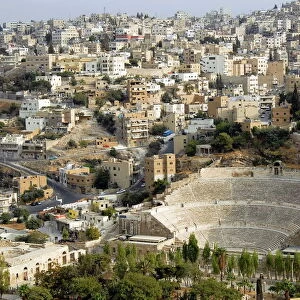 Roman Theatre, Amman, Jordan, Middle East