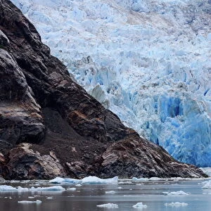 Sawyer Glacier in Tracy Arm Fjord, Alaska, United States of America, North America