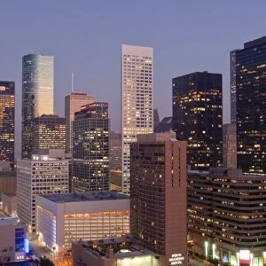 Skyline, Houston, Texas, United States of America, North America
