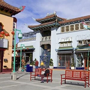 Store in Central Plaza, Chinatown, Los Angeles, California, United States of America