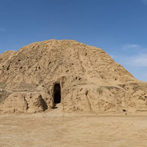 Ziggurat, old Assyrian town of Ashur (Assur), UNESCO World Heritage Site, Iraq