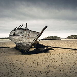 Bunbeg, County Donegal, Ulster region, Ireland, Europe. An Bun Beag shipwreck