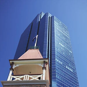 Colonial and modern architecture in downtown Perth, Western Australia, Australia