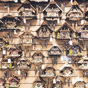 Cuckoo clocks, Black Forest, Baden-WAorttemberg, Germany