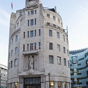 England, London, Langham Place, BBC Broadcasting House