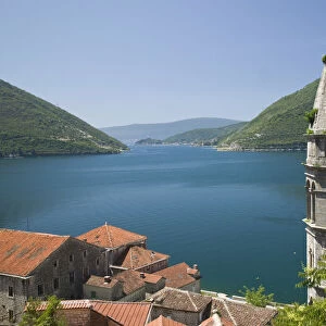 Montenegro, Bay of Kotorska, Perast, Tower of the Church of St. Nikola