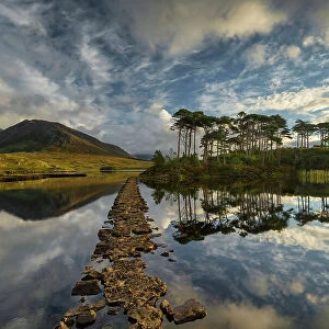 Path to Twelve Pines, Derryclare Lough, Connemara, Co. Galway, Ireland