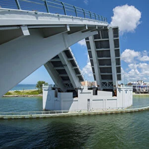 United States, Florida, Madeira Beach, Johns Pass Bascule Bridge Opens, John s