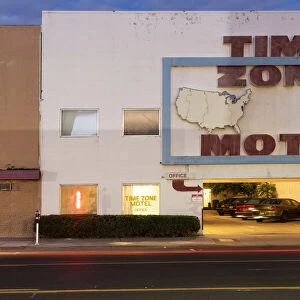 USA, Nevada, Reno, Time Zone Motel