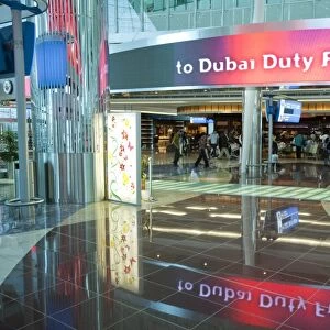 Duty free shoping in Dubais airport, UAE