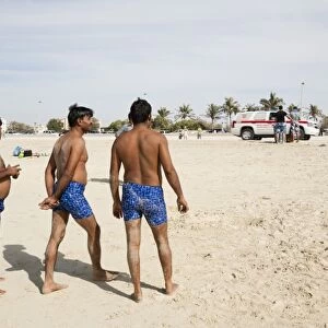 A public beach in Dubai, UAE