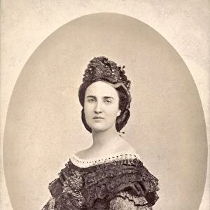 CARLOTA (1840-1927). Empress of Mexico, 1864-1867. Photographed c1870