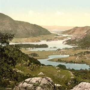 IRELAND: COUNTY KERRY. Lakes photographed from Kenmare Road, Killarney, County Kerry