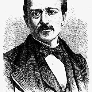 JEAN JOSEPH ETIENNE LENOIR (1822-1900). French inventor. Wood engraving, 19th century