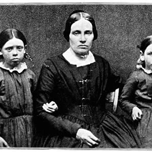 JOHN BROWN FAMILY, c1851. Mary Day Brown, second wife of American abolitionist
