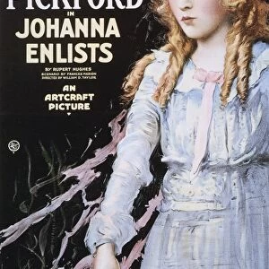 PICKFORD FILM POSTER, 1918. Poster for the 1918 film, Johanna Enlists, starring Mary Pickford in the title role