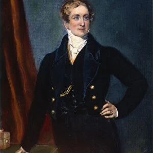 ROBERT PEEL (1788-1850). Steel engraving after a portrait by Sir Thomas Lawrence (1769-1830)