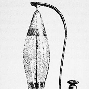 SWAN: LIGHTBULB, 1878. Drawing of the first incandescent lightbulb, patented in