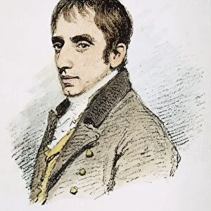 WILLIAM WORDSWORTH (1770-1850). English poet: pencil drawing, 1805, by Henry Edridge