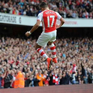 Alexis Sanchez's First Arsenal Goal: Arsenal 1-0 Hull City (2014-15)